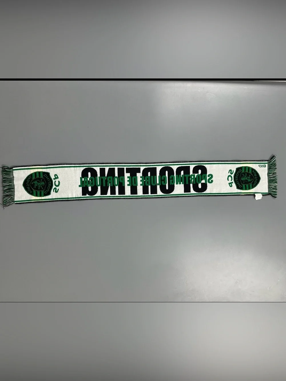 SPORTING Portugal Football Soccer Scarf Official Product Knit Acrylic